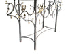 Mid century console table wrought iron with glass or solid marble top 1970s - Mid century furniture London