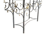 Mid century console table wrought iron with glass or solid marble top 1970s - Mid century furniture London