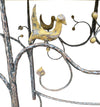 Mid century console table wrought iron with glass or solid marble top 1970s - Mid century furniture London
