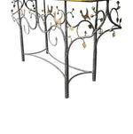 Mid century console table wrought iron with glass or solid marble top 1970s - Mid century furniture London