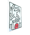 Framed Keith Haring Lucky Strike screen prints 1987 - Vintage Art