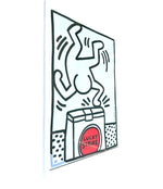 Framed Keith Haring Lucky Strike screen prints 1987 - Vintage Art