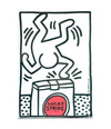 Framed Keith Haring Lucky Strike screen prints 1987 - Vintage Art