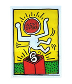 Framed Keith Haring Lucky Strike screen prints 1987 - Vintage Art