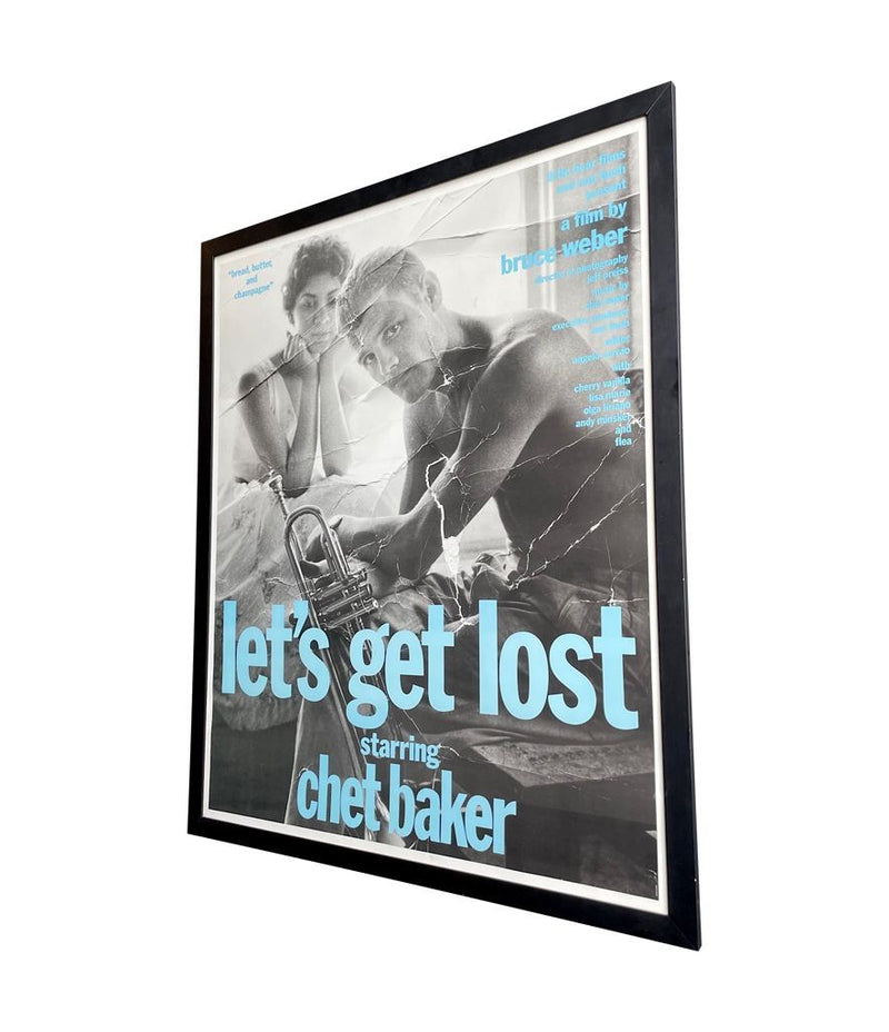 Rare large original film poster for Bruce Weber's 1988 film Let's Get Lost