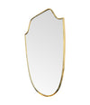 Mid Century mirror Italian shield 1950s