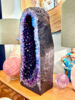 large Amethyst geode cave - Ed Butcher Antiques Shop London