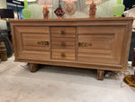 Art Deco French Bleached Oak Sideboard in the style of Gaston Poisson - Antique Furniture - Art Deco Sideboard - Ed Butcher Antiques Shop London