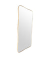 A wonderful shaped large original Italian Mid Century shield mirror with solid wood back - Mid Century Mirrors