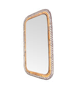 Mid century mirror bamboo by Franco Albini for Bonacina - Italian 1970s Vintage Mirror