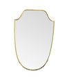 Mid Century mirror Italian shield 1950s