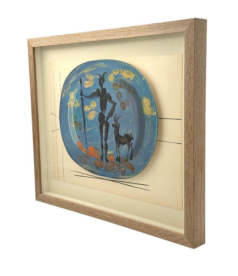 A framed lithographic plate from the 1948 Swedish, limited edition