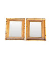 Mid Century Bamboo Mirrors - Ed Butcher Antiques Shop London