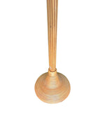 An Italian 1970s bamboo floor lamp