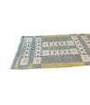 A Babro Nilsson inspired Scandinavian style handwoven flat weave wool rug runner