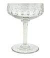 A set of six 1940s Val Saint Lambert "Cordoba" crystal cocktail / champagne coupes