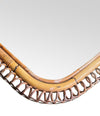 Mid century mirror bamboo by Franco Albini for Bonacina - Italian 1970s Vintage Mirror