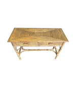 An Italian 1970s Bamboo console dressing table by Vivai Del Sud