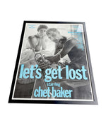 Rare large original film poster for Bruce Weber's 1988 film Let's Get Lost