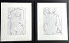 Henri Matisse Nude Original Lithograph Printed in 1954 by Mourlot Freres presses, Paris - Ed Butcher Antiques Shop London