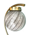 Mid Century Italian Venini Murano Glass Brass Arc Lamp - Mid Century Lighting - Mid Century Lamp - Ed Butcher Antiques Shop London