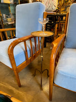 A Spanish 1950s wrought iron gilt martini table