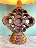 Mid Century Table lamp studio pottery by Bernard Rooke - Mid Century Lighting 