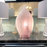 A rare Murano glass tear drop shaped, sculptural lamp by glass "Maestro" Lino Tagliapietra for La Murrina