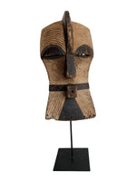 Female Songye Kifwebe Hand Carved Ceremonial Mask