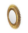 Spanish mid century gilt metal sunburst mirror - Mid Century Mirrors