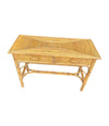 An Italian 1970s Bamboo console dressing table by Vivai Del Sud