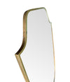 Mid Century mirror Italian shield 1950s