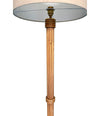 An Italian 1970s bamboo floor lamp