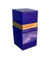 An Italian Mid Century cobalt blue Murano glass hinged lidded box by Giovanni Cenedese