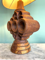 Mid Century Table lamp studio pottery by Bernard Rooke - Mid Century Lighting 
