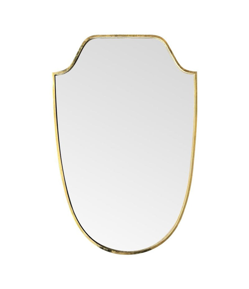 Mid Century Italian shield mirror 1950s