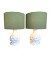 Mid Century table lamps ceramic artichoke bases - Mid Century Lighting - 1970s table lamps