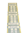 A Babro Nilsson inspired Scandinavian style handwoven flat weave wool rug runner