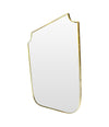 Mid Century Italian Brass Framed Shield Mirror - Mid Century Mirror - Ed Butcher Antiques London