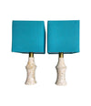 Mid Century table Lamps with Travertine bases by Fratelli Mannelli - Mid Century Lighting - 1970s table lamps