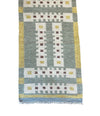 A Babro Nilsson inspired Scandinavian style handwoven flat weave wool rug runner
