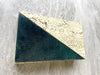 Mid Century travertine box with green glazed tile detail - Ed Butcher Antiques Shop London