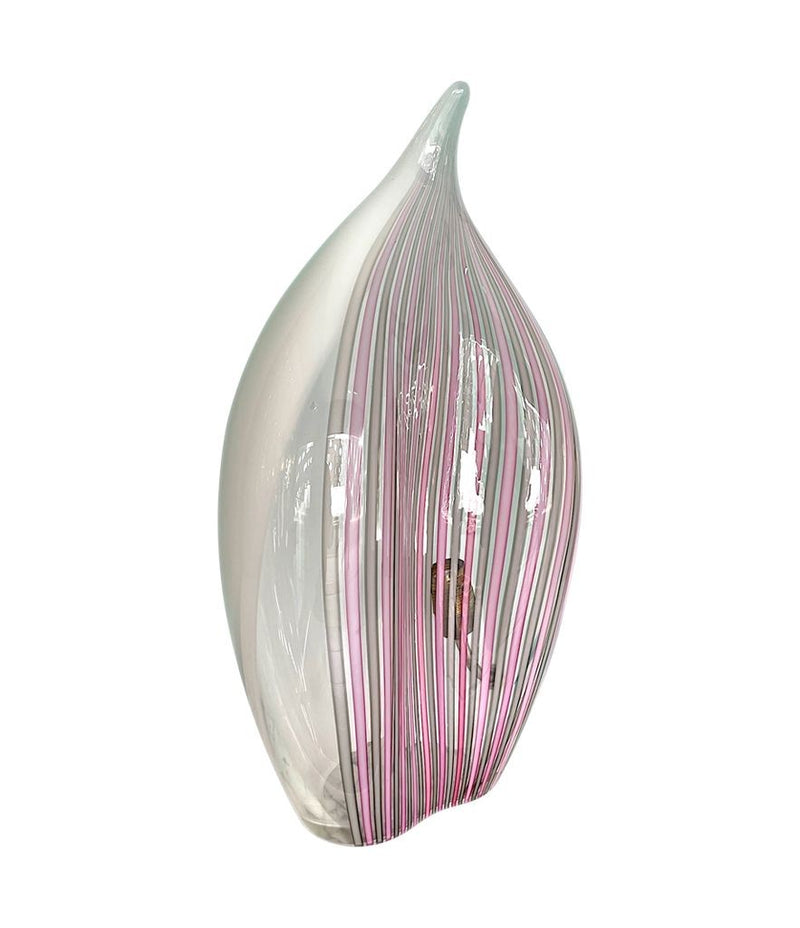 A rare Murano glass tear drop shaped, sculptural lamp by glass "Maestro" Lino Tagliapietra for La Murrina