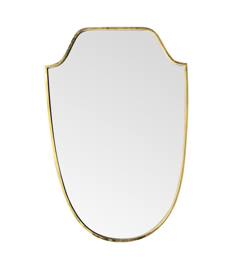 Mid Century Italian shield mirror 1950s