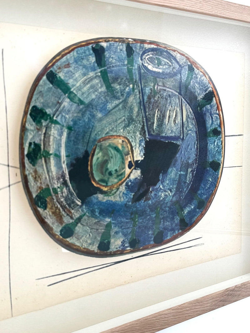 A framed lithographic plate from the 1948 Swedish, limited edition