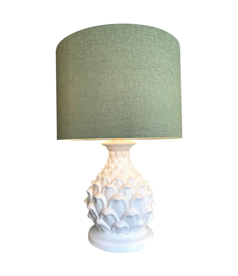Mid Century table lamps ceramic artichoke bases - Mid Century Lighting - 1970s table lamps