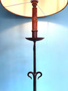 Mid Century lamp - floor lamp - wrought iron lamp - Ed Butcher Antiques Shop London