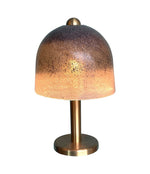 Mid Century Table Lamp - Peil and Putzler brass and glass domed mushroom table lamp - Ed Butcher Antiques Shop London