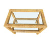 Mid Century Rattan mirror and matching Console table - Mid Century Furniture 