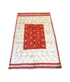 A Scandinavian inspired hand knotted Moroccan wool rug